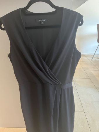 Comma, Schwarzes Kleid Gr. 36 Elegant