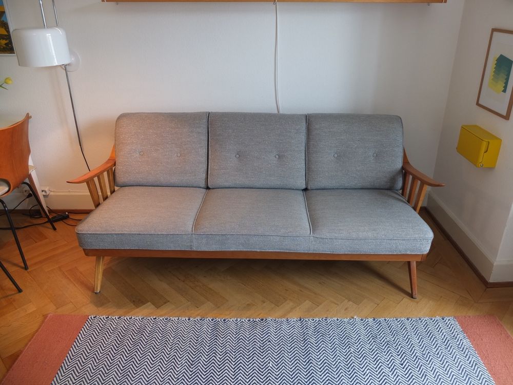 Sofa Knoll Antimott Midcentury Vintage Klassiker Kaufen auf