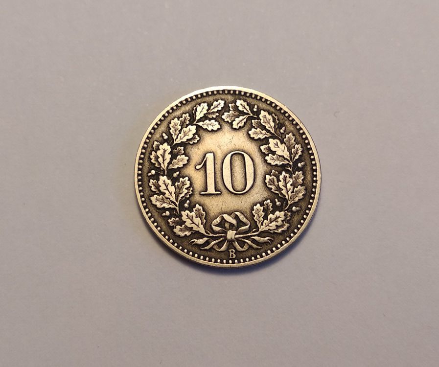 Tutti le monete: 10 Rappen 1875 !! – Usato da Nyon venduto da AlexKey71 2