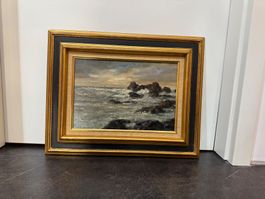 Fin d'orage, Corse - Roger Delapierre - Huile/toile - 24x35