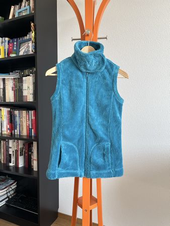 Warm Fleece Vest, Size 158/164, Blue