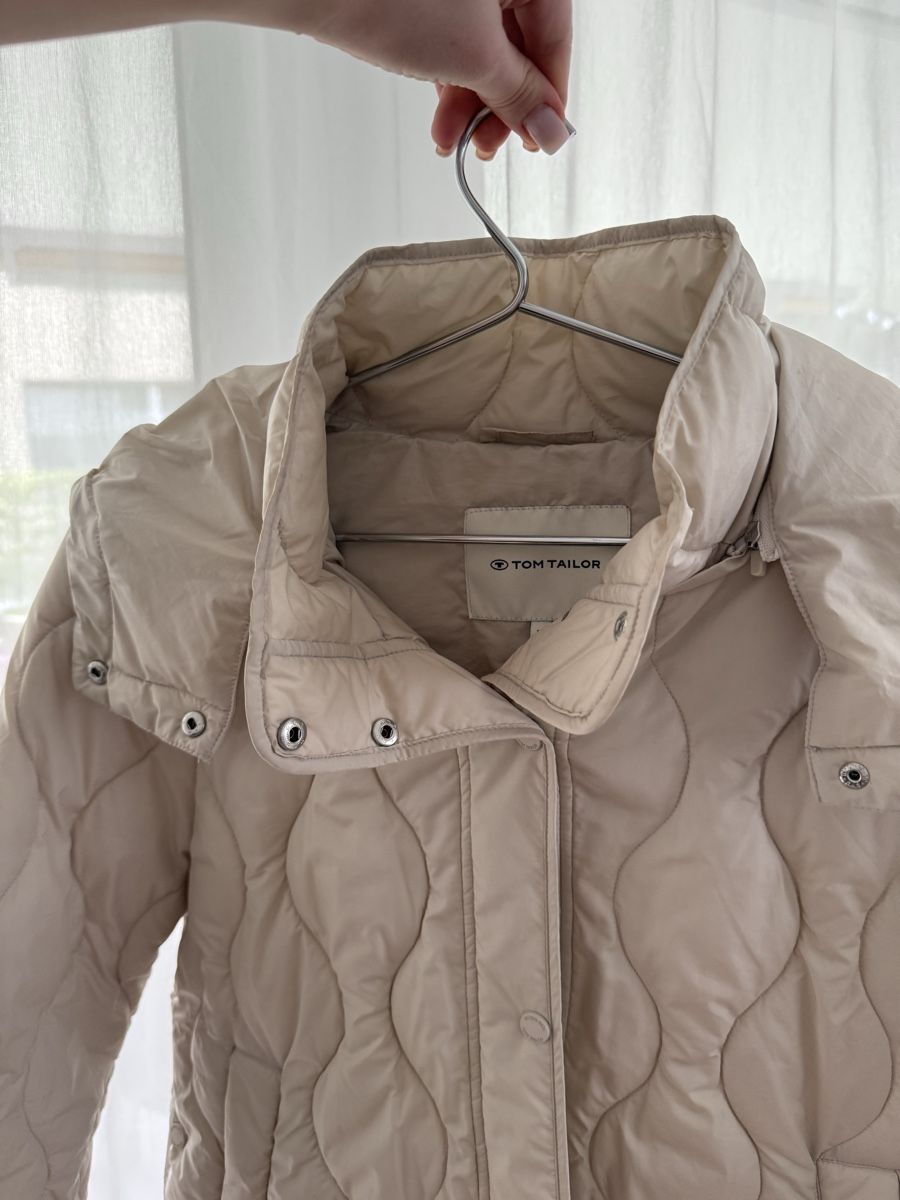 Tom Tailor Vestes: Übergangsjacke von Tom Tailor beige / Gr. M – Neuf (Voir description) à Lachen SZ par pfingstroseMN 2