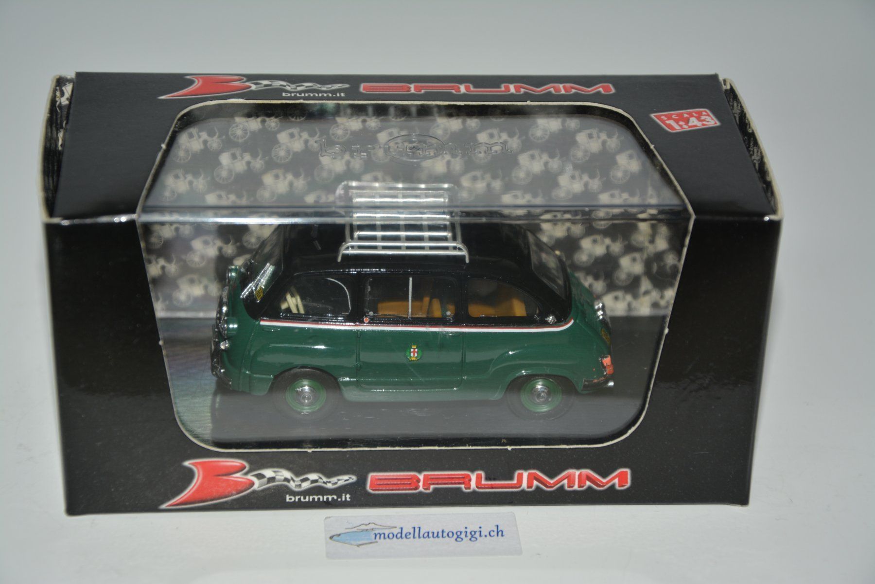 Fiat Modellini d'auto: Fiat 600 Multipla D , 1960 , Brumm, 1:43 – Nuovo e nell'imballaggio originale da Goldach venduto da Feivel9