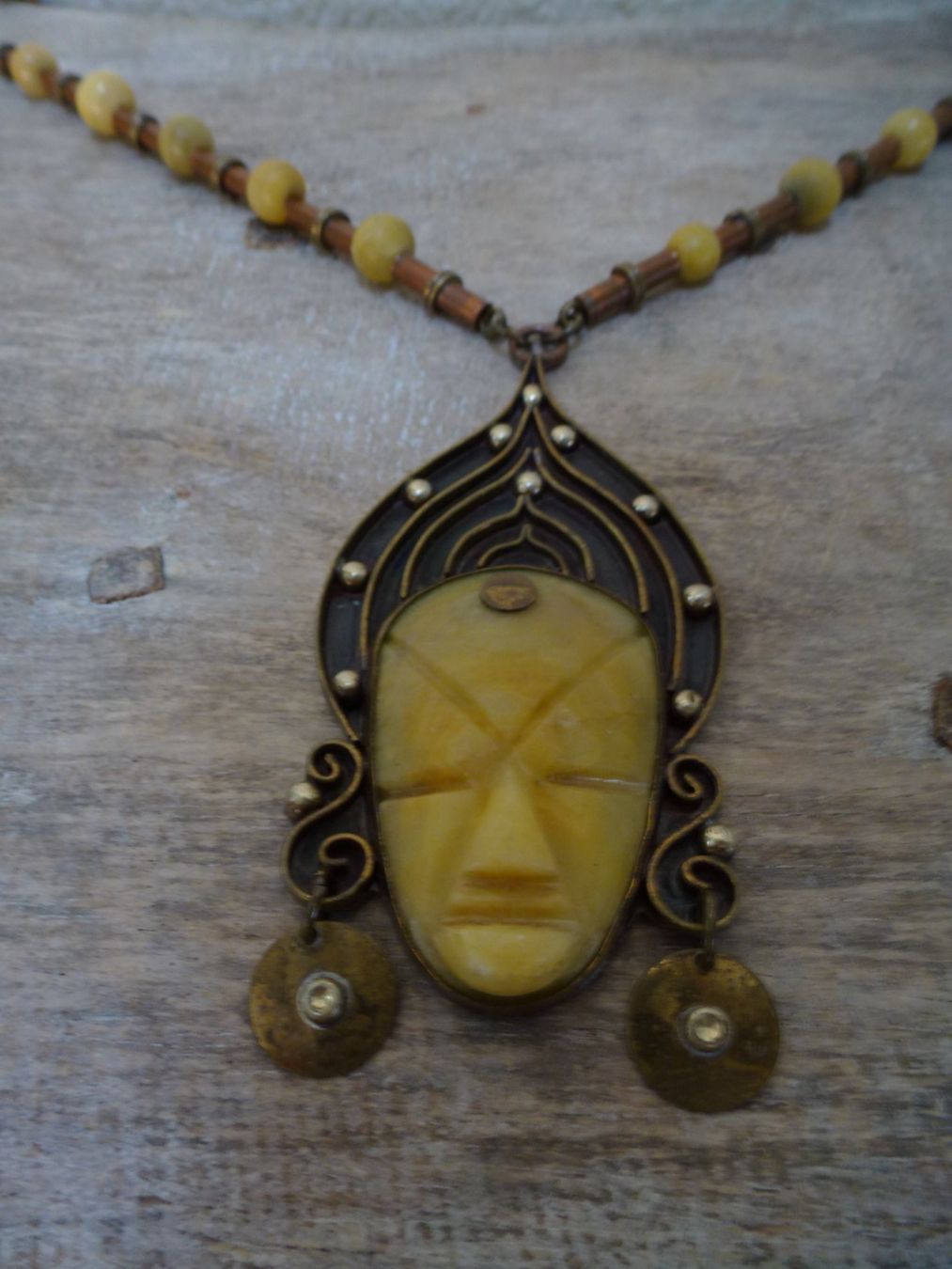 Catenine: Antike Azteken Kette / Mexico – Usato da Esslingen venduto da FetteSchnecke 2