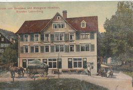 Brenden-Lutzenberg-Gasthaus & Metzgerei Hirschen-Pferdefuhrw