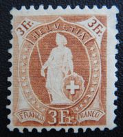 Schweiz Kat. 92A * 1906 Kat. 450 Fr.
