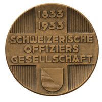 Medaille SCHWEIZERISCHE OG TOP! 1933