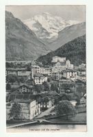 Ansichtskarte Interlaken und Jungfrau 1909 gebraucht