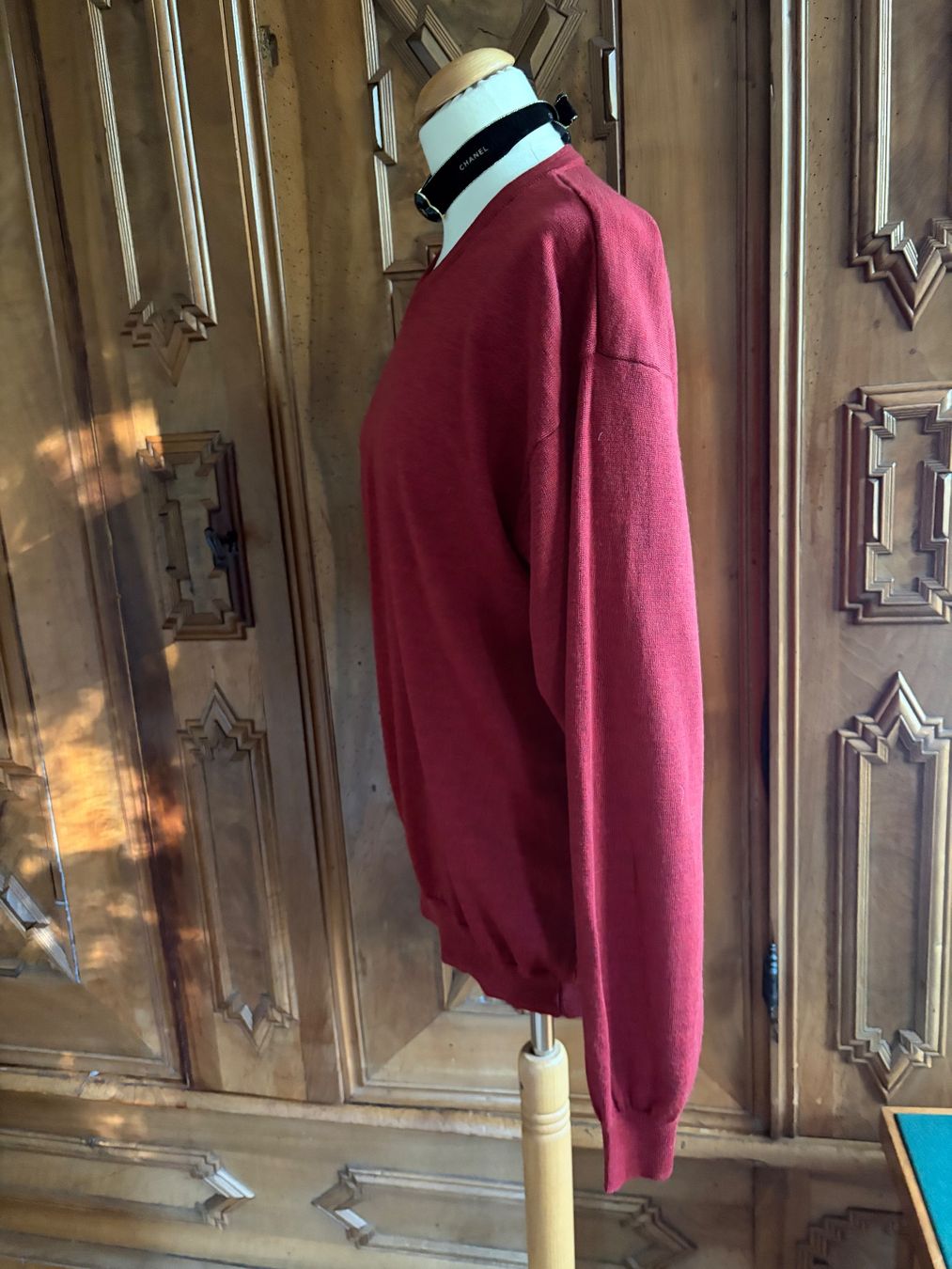 Pullover & Sweatshirts: Pullover 100% Schurwolle  Gr.L  Farbe: Burgund – Gebraucht aus Interlaken von Bona55 2