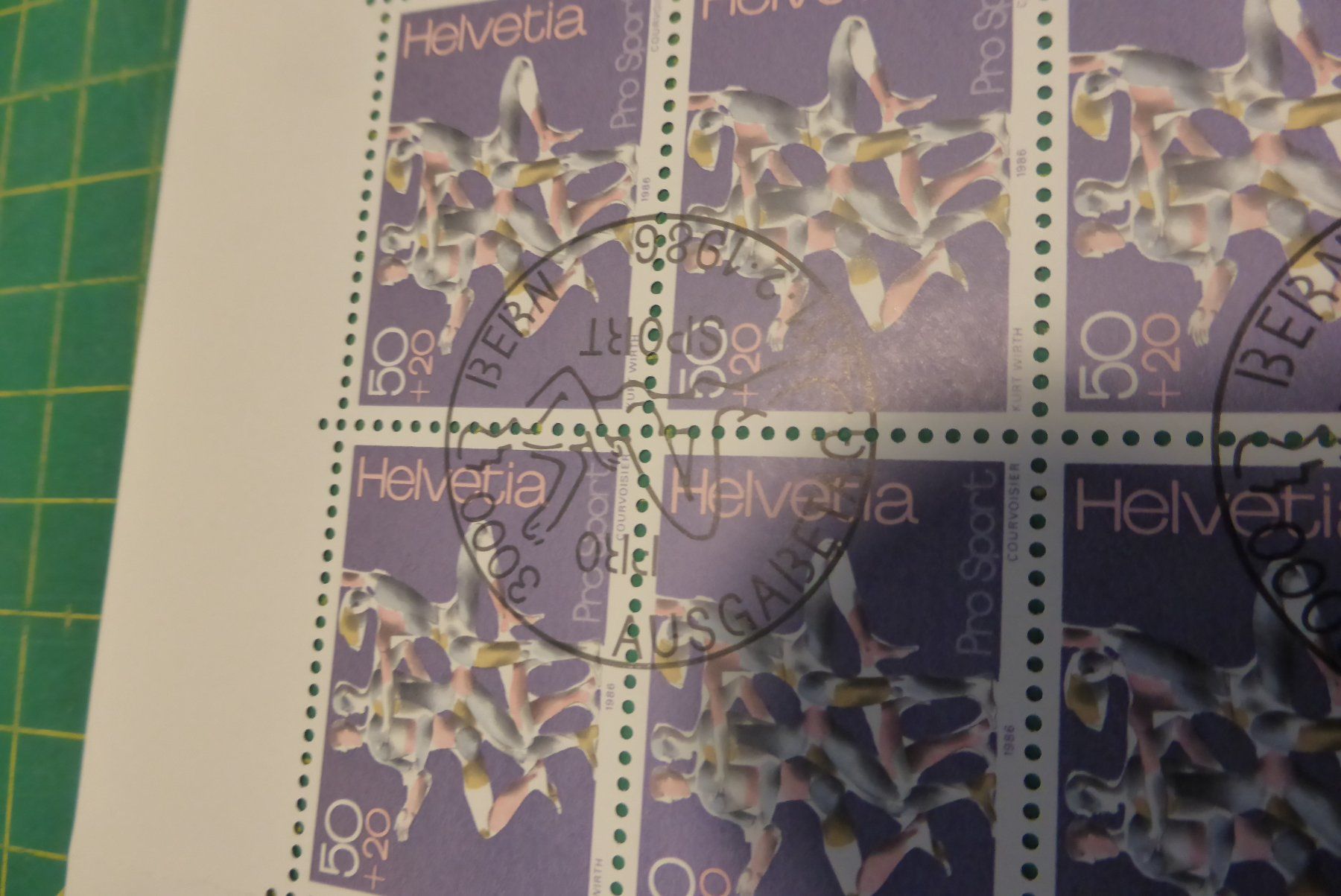 Tutti i francobolli: CH - Briefmarkenbogen - Pro Sport 11.02.1986 – Nuovo (secondo la descrizione) da Brunnadern venduto da lesezirkel 1