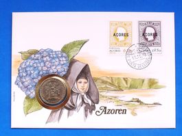 AZOREN - Münzbrief 1993 !- TOP ERHALTUNG !!!