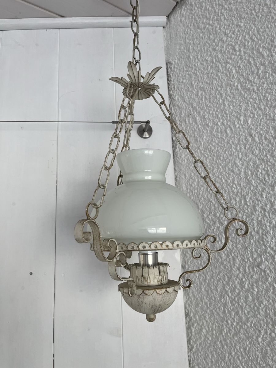 Lampadari & plafoniere: Shabby Chic Hängelampe / Metall und Glas – Usato da Wetzikon ZH venduto da seli03 6