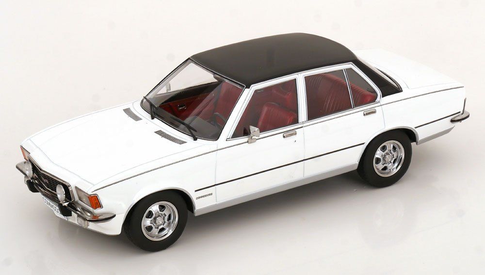 Opel Modellautos: Opel Commodore B GS/E Limousine 1972-1977 weiss / matt- – Neu und originalverpackt aus Gerlafingen von espero88 8