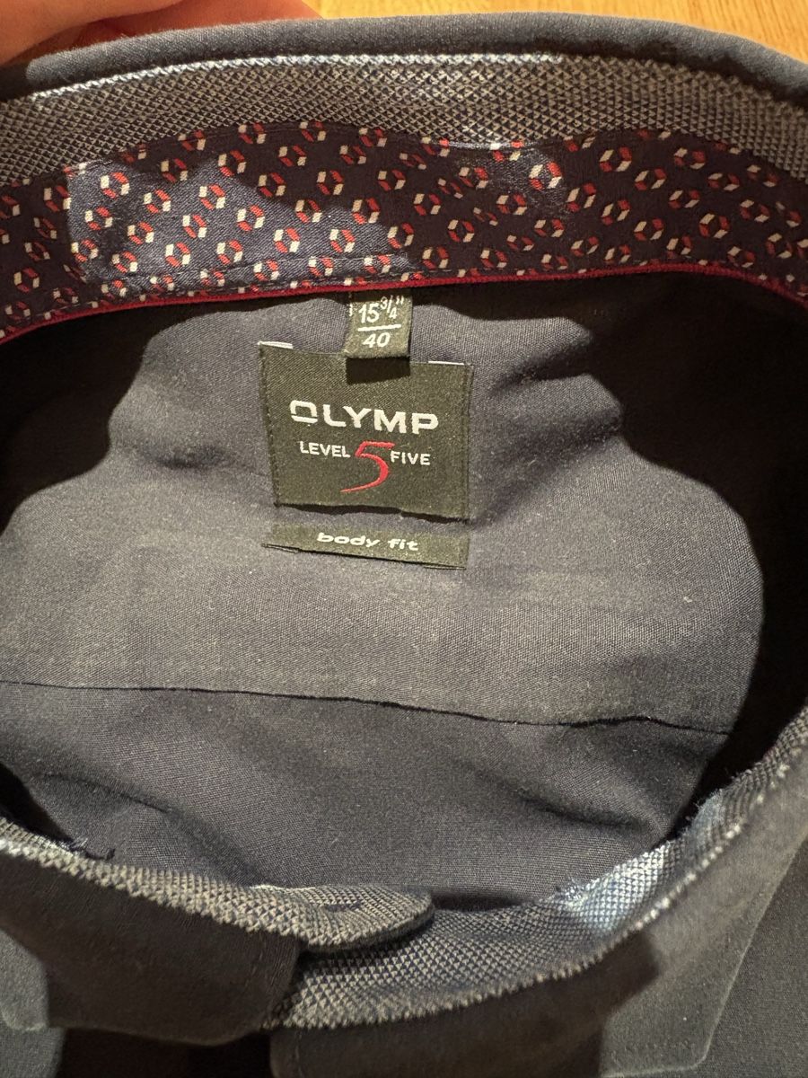 Hemden: Dunkelblaues Olymp Langarmhemd  – Neu (gemäss Beschreibung) aus Balzers von lea_sy5p 1