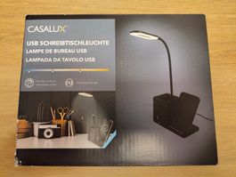 CASALUX USB Schreibtischlampe inklusive Wireless Ladegerät