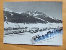 1963 S-chan ( Engadin) mit Piz Mezaun