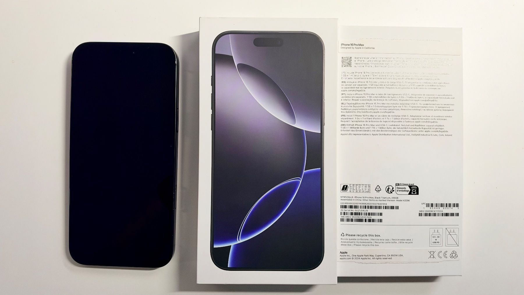 Apple Portables: iPhone 16 Pro Max 256 Go – D'occasion à Cuarnens par claudio1364 1