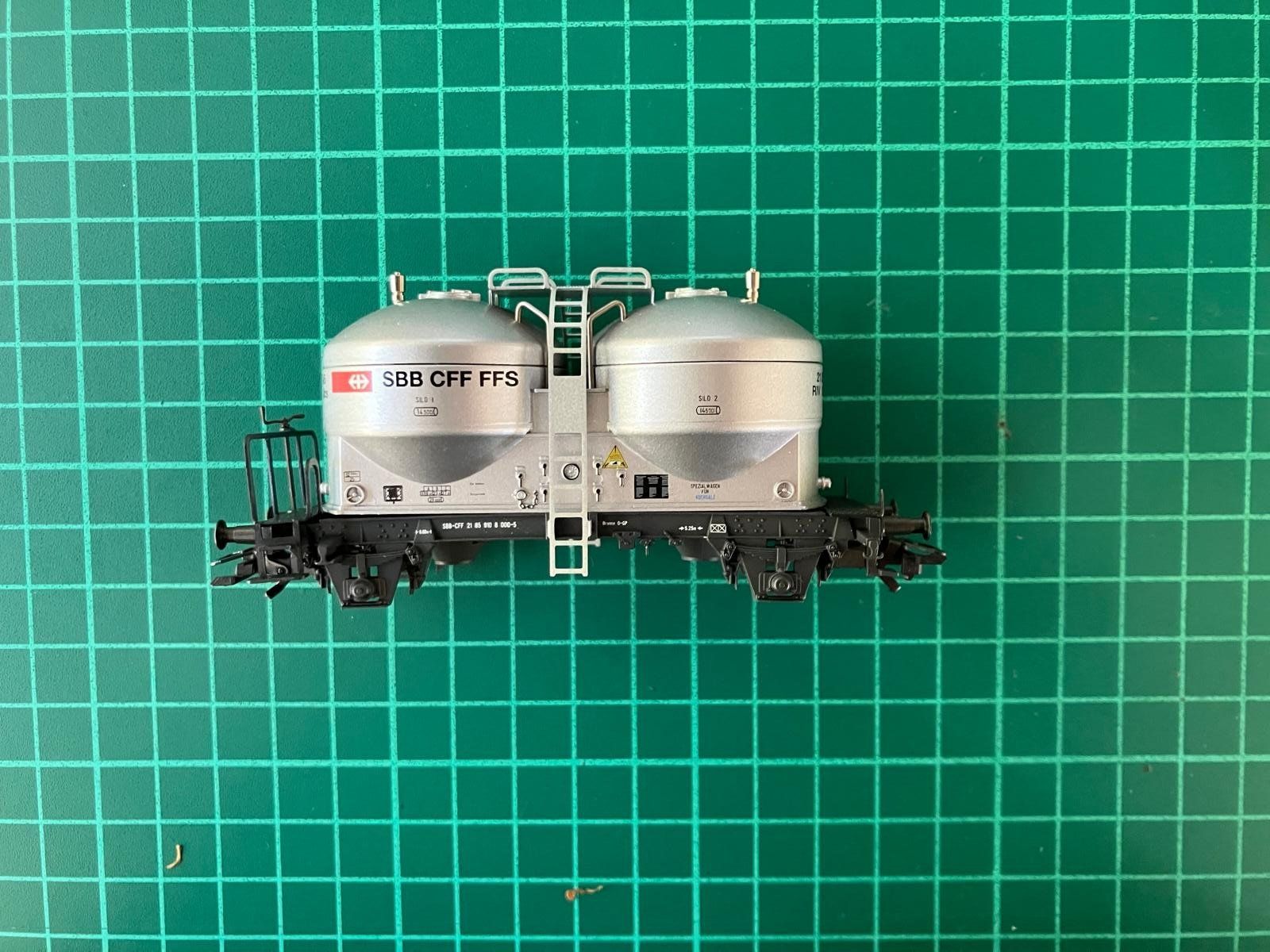 Märklin Modellini di ferrovie: Märklin Silowagen H0 WS – Nuovo e nell'imballaggio originale da Bauen venduto da nepi04 1