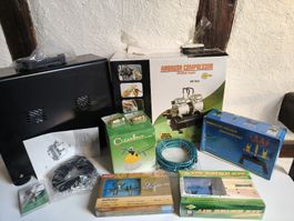 Airbrush Starter Set mit Kompressor und viel Zubehör Neu