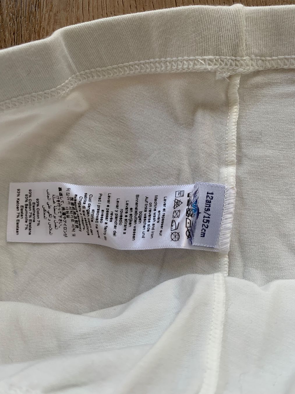 Petit Bateau Pantaloni: Legging pantacourt blanc petit bateau – Nuovo (secondo la descrizione) da Genève venduto da rez_c6c6 3