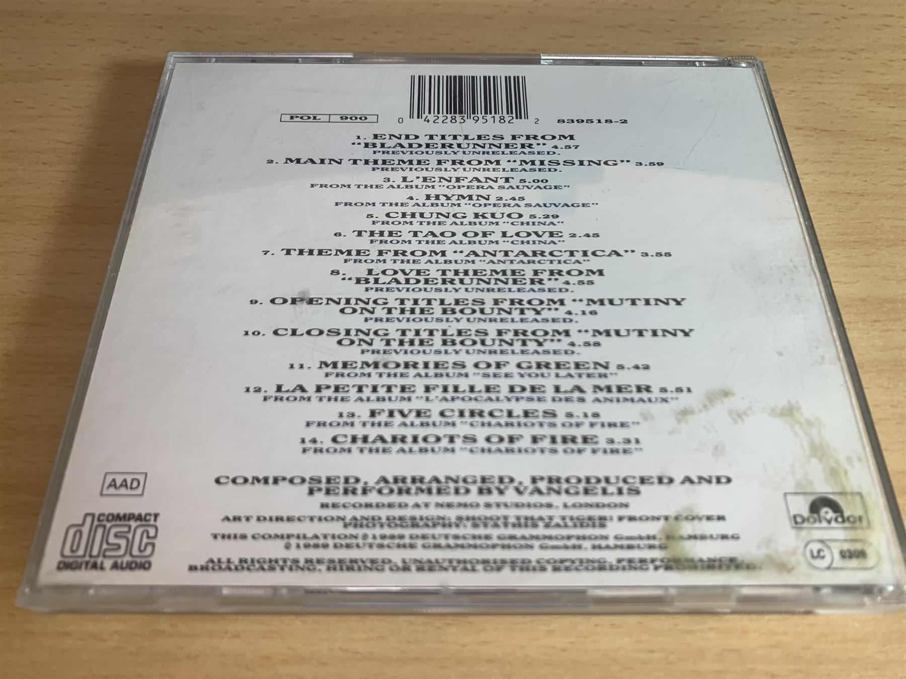 CD: Vangelis – Themes – Usato da Rikon im Tösstal venduto da Alpenmutz 1