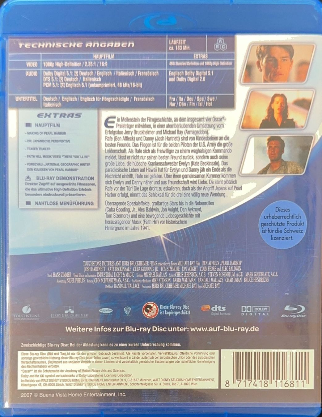 Sonstiges zu Filme & Serien: Pearl Harbor Blu-ray – Gebraucht aus Zürich von  1