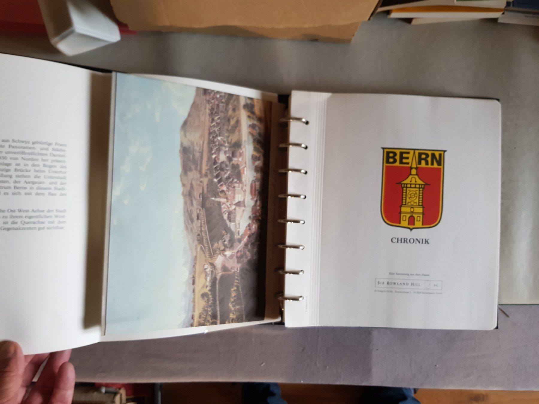 Libri: Bern Chronik - Ring Buch - Sir Rowland Hill AG – Usato da Walterswil BE venduto da Lonitti 1