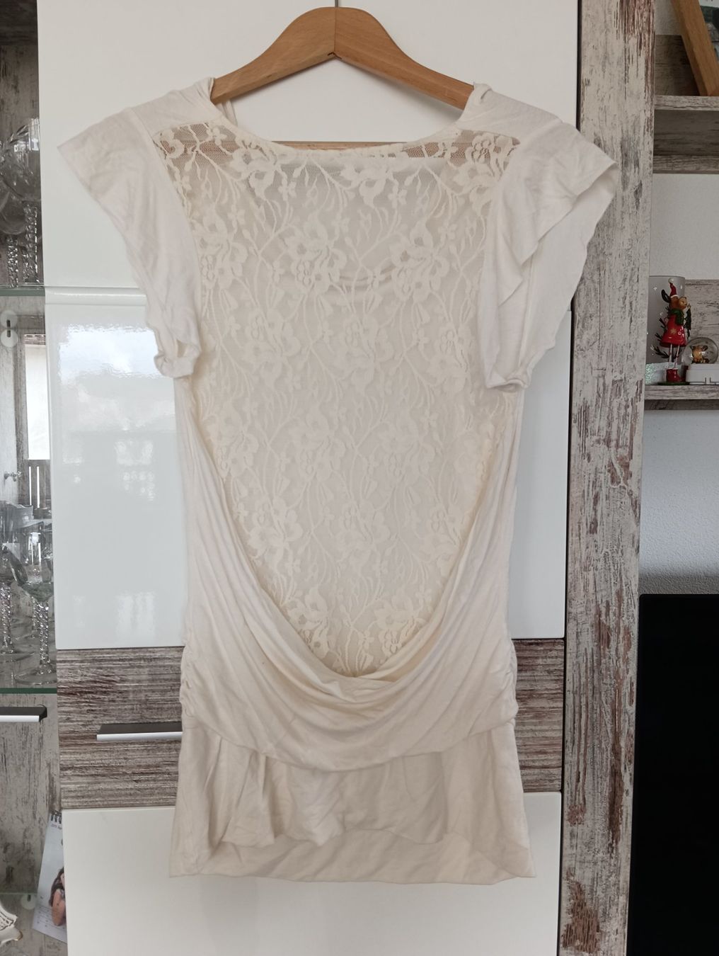 Top: Umstandstop Damen mit Spitze Gr. 34 – Usato da Schöfflisdorf venduto da kin_2dp9