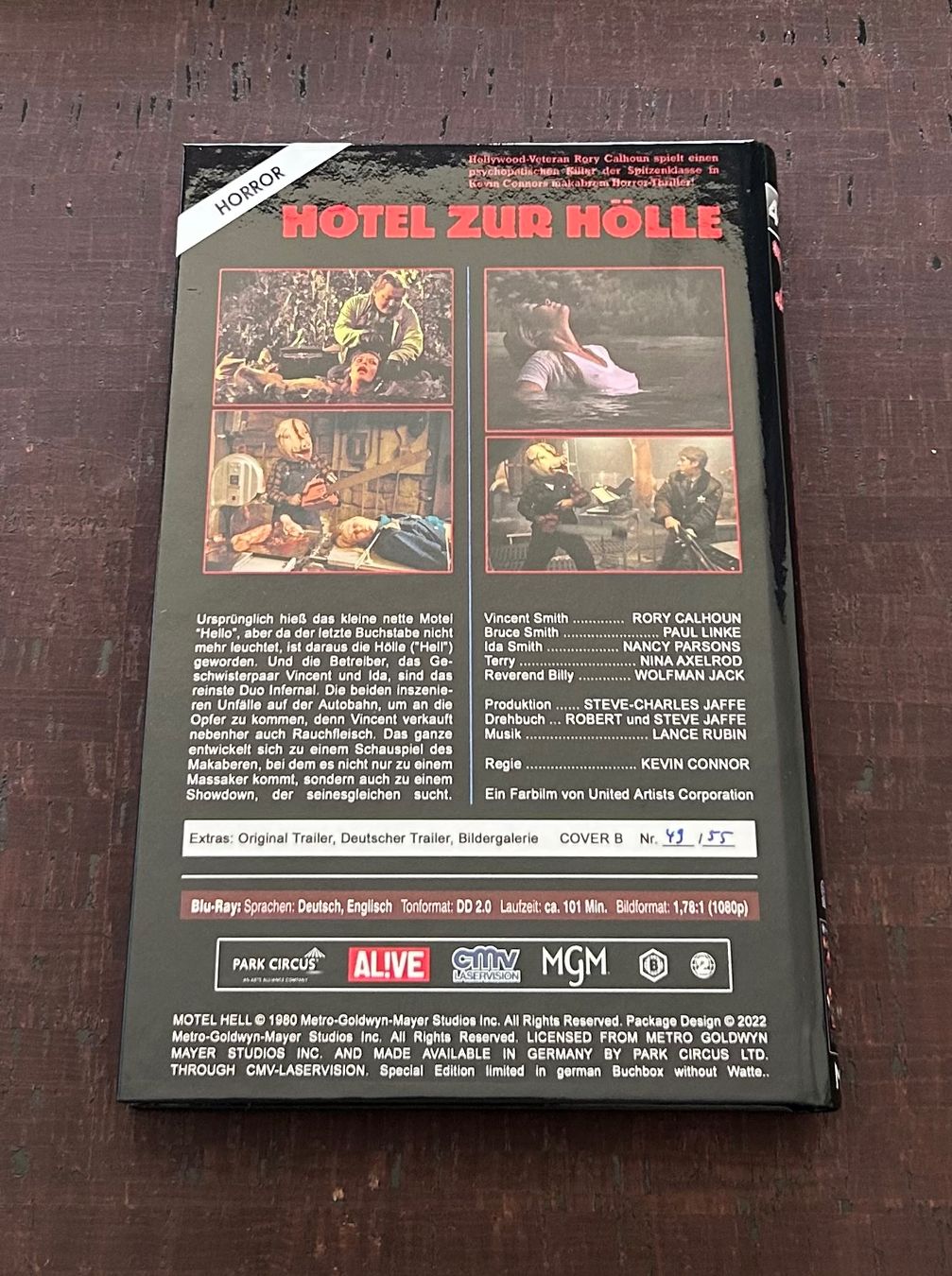 Alle DVDs: Motel Hell / Grosse Hartbox X-Rated / uncut / Nr. 49/55 – Neu (gemäss Beschreibung) aus Füllinsdorf von VIDEO-ARCHIVES 4