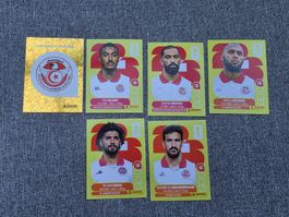 FIFA World Cup 2026 Tunisia Panini Sticker Set 6 Stk