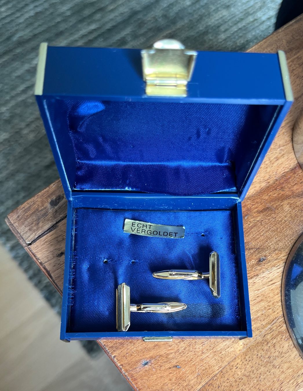 Manschettenknöpfe: Vintage - Boutons de manchette dorés – Gebraucht aus Dübendorf von SHAS2009 1