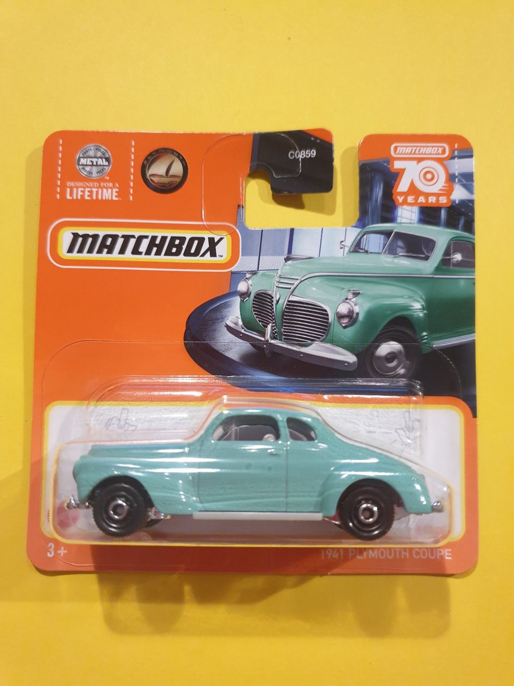 Matchbox Modellini d'auto: Matchbox 1941 PLYMOUTH COUPE – Usato da Oftringen venduto da Rotor