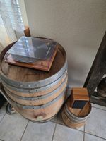 Plattenspieler Set mit Weinfässern &  Vinyl – Man Cave