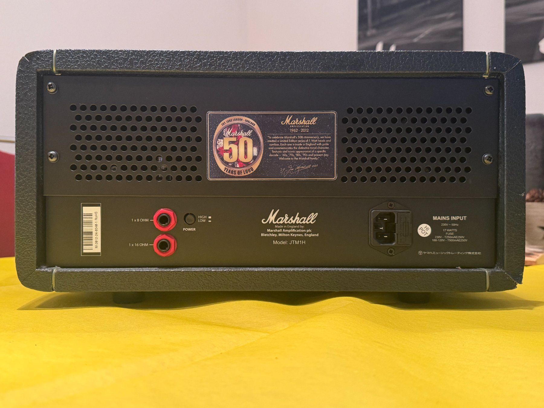 Marshall Amplificatori: Marshall JTM1H Head 2012 – Usato da Wettingen venduto da Cyprus_one 1