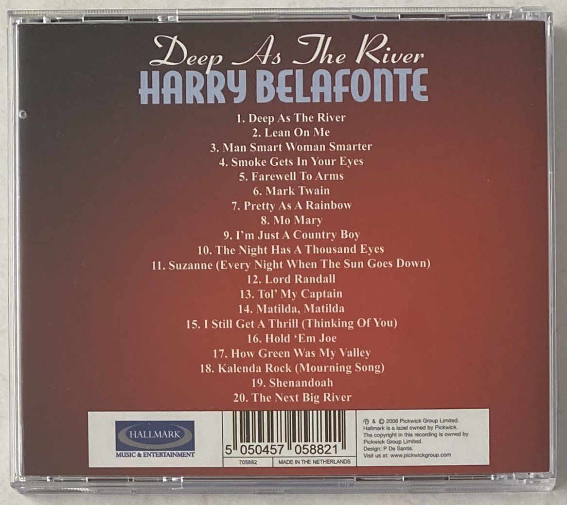 CD: Harry Belafonte, Deep As The River – Nuovo (secondo la descrizione) da Flums venduto da Asquillo 1
