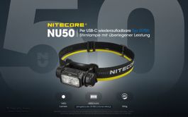 Stirnlampe NiteCore NU50 mit überlegener Leistung 1400 Lumen
