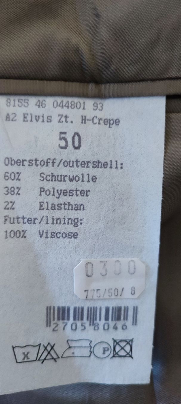 Anzüge: Marzzotto Herren-Sommer-Sakko, Gr. 50, hellgrau gestreift – Gebraucht aus Biel/Bienne von ruggi03 7