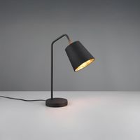 Tischleuchte, Stoffschirm, 45 cm Höhe