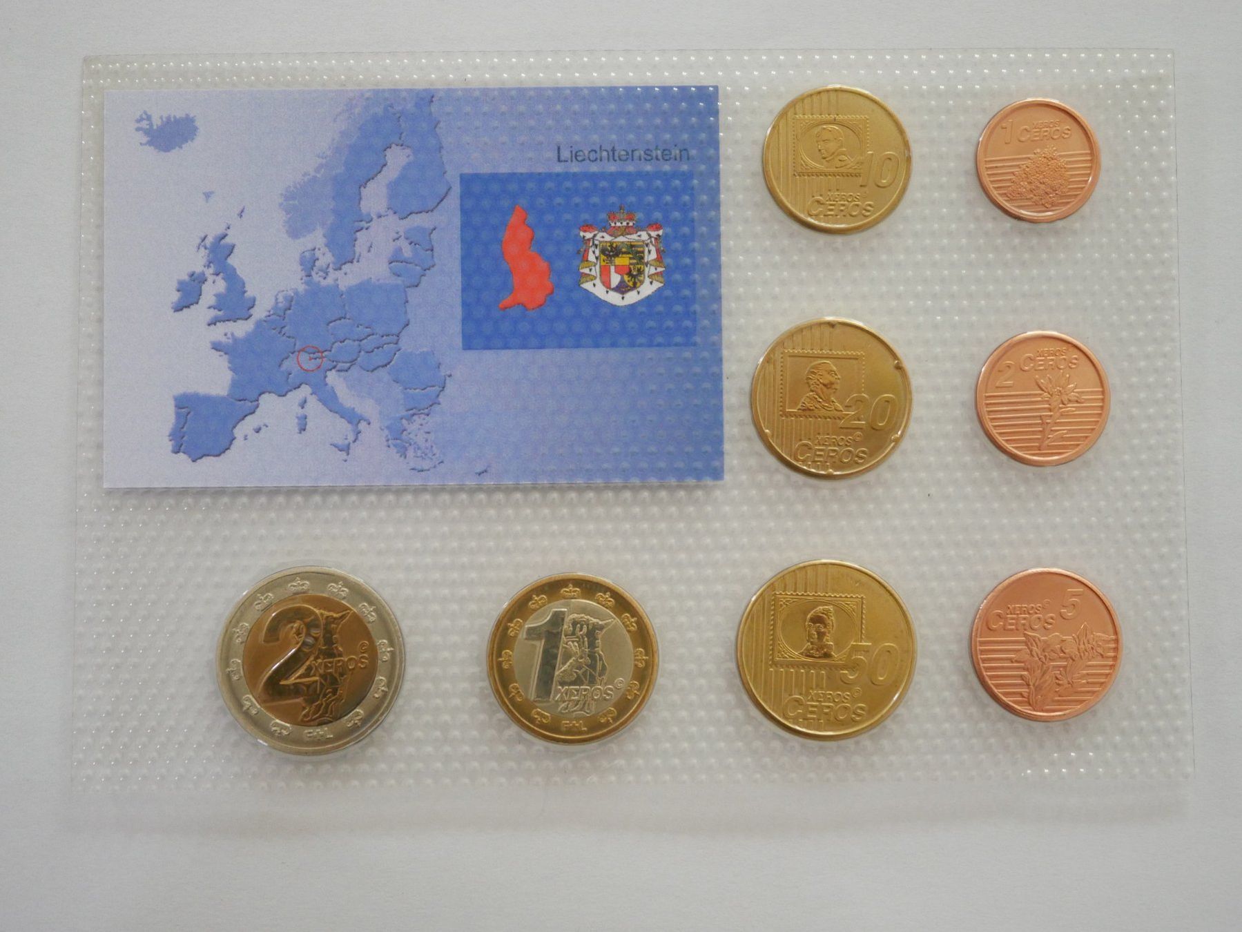 Tutti le monete: Euro Probe Liechtenstein 2004 ***TOP*** – Nuovo e nell'imballaggio originale da Kreuzlingen venduto da Samson01 1