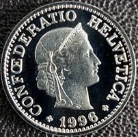 10 Rappen 1996 stgl. / aus Münzsatz