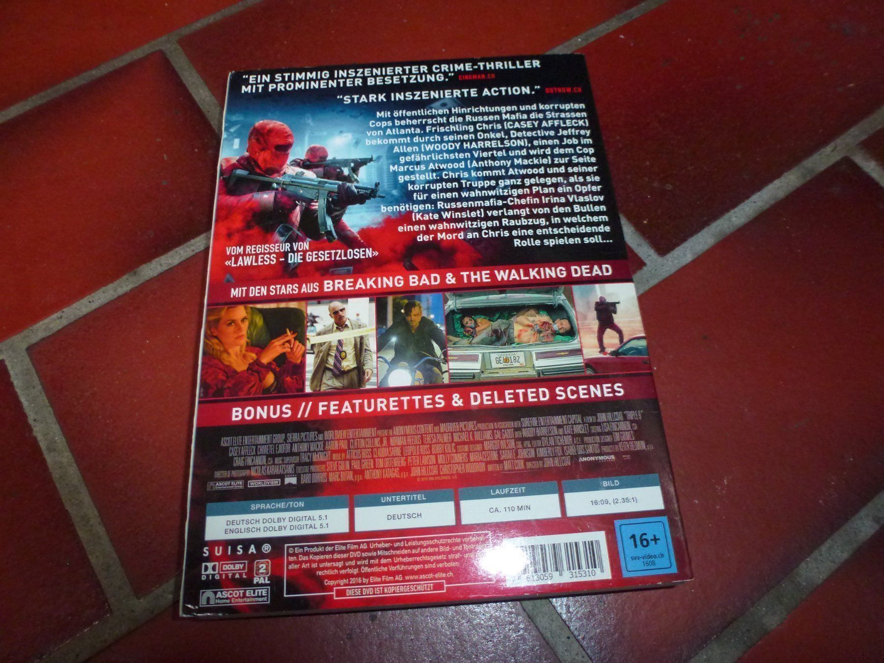 Alle DVDs: Triple 9 DVD – Gebraucht aus Olten von Disc-Verkauf 1