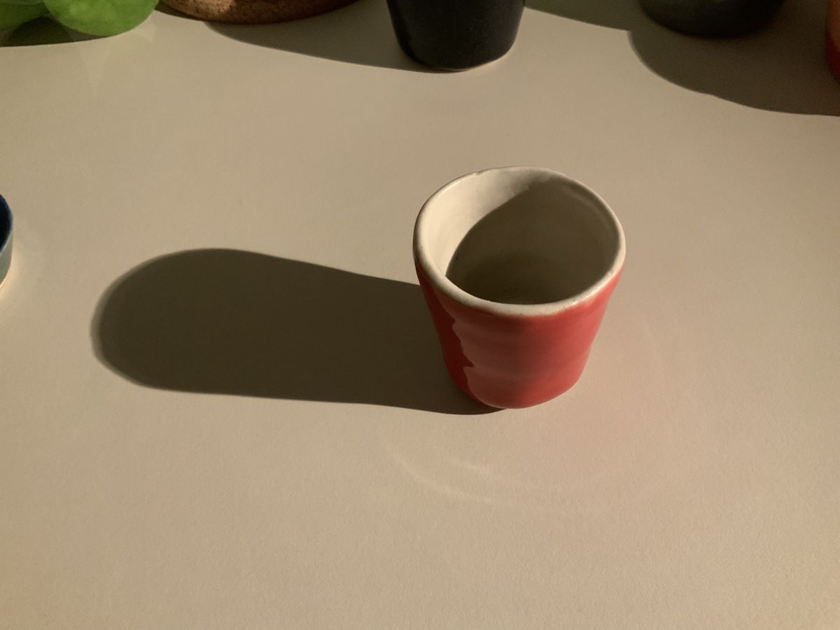 Tazze: Espresso Tasse handgetöpfert – Nuovo (secondo la descrizione) da Adligenswil venduto da Johnsepia