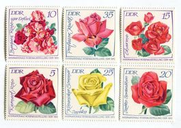 Briefmarken "Rosen". DDR