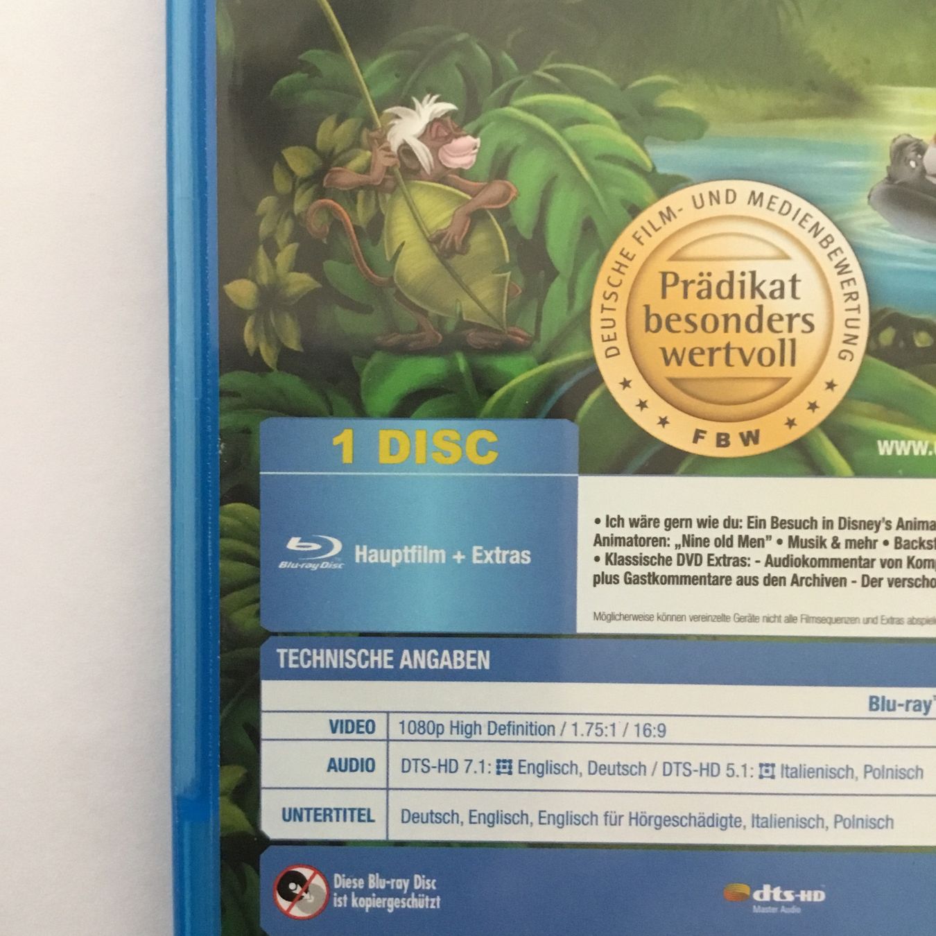 Tous les DVDs: Das Dschungelbuch Blu Ray – Neuf (Voir description) à Blauen par sternchen66 2