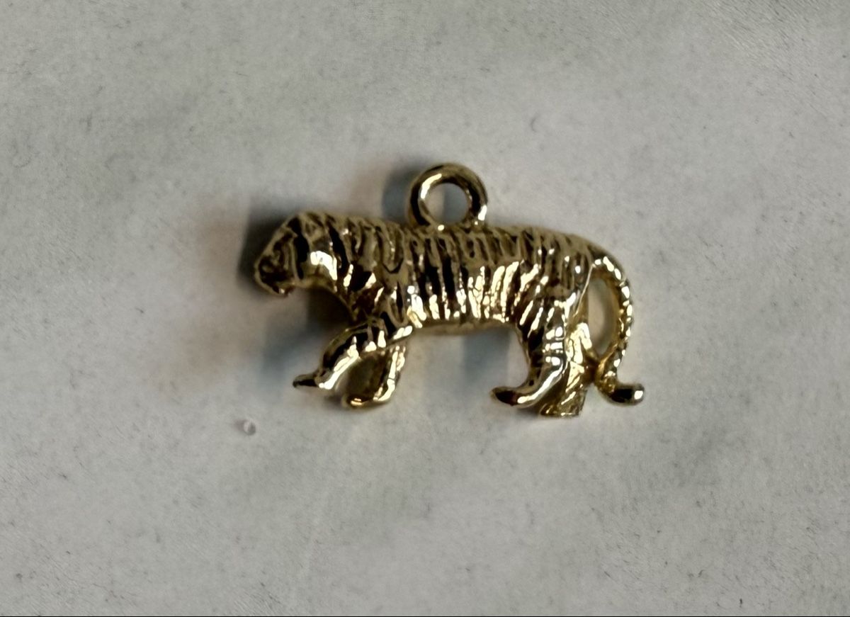 Anhänger: Goldener Tiger Anhänger, Glücksbringer – Gebraucht aus Volketswil von cinicini 2