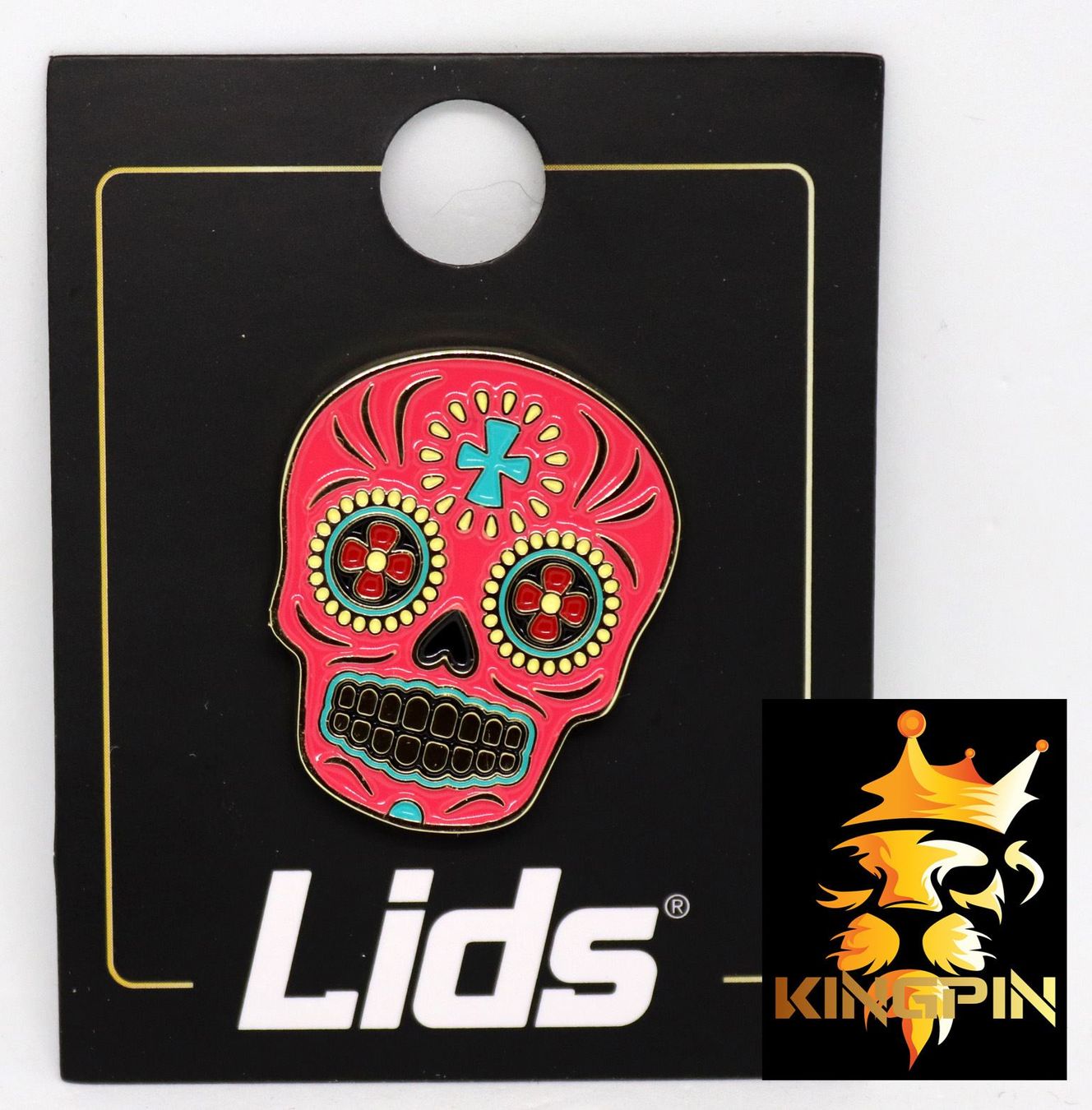 Placchette & Badge: Sugar Skull Pin Totenkopf Pin – Nuovo (secondo la descrizione) da Hinterforst venduto da -KINGPIN-