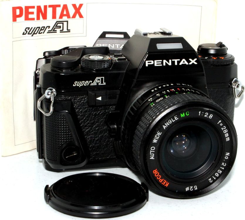 Étui Pentax Super A – Noir, Cuir, Action Soft, Japon, Référence 32650 (Occasion)