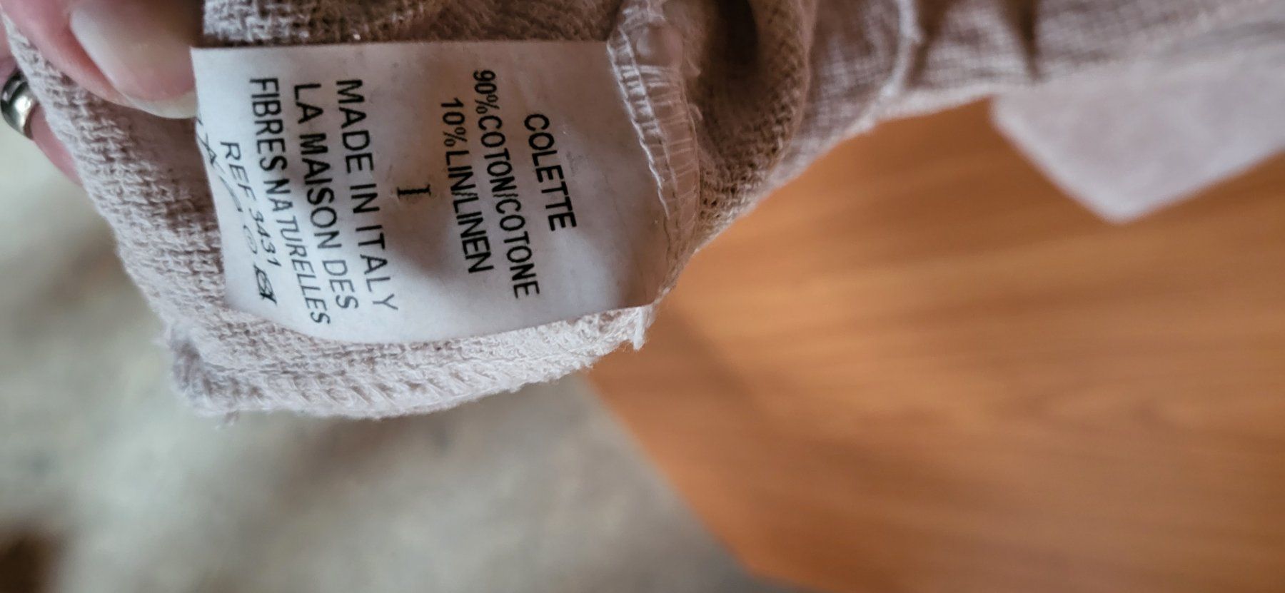 Camicette: Baumwollbluse mit 10% Leinen – Nuovo (secondo la descrizione) da Obstalden venduto da kbh_htc2 2