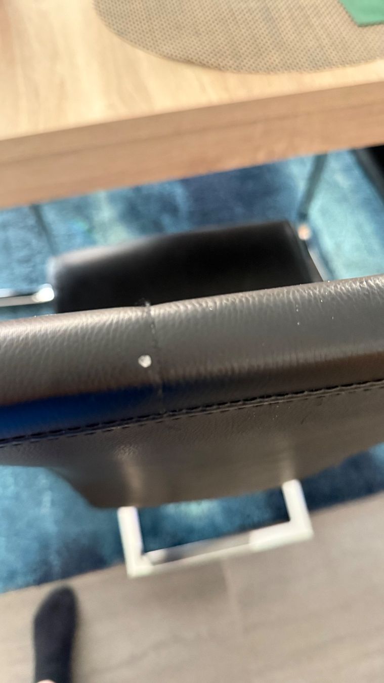 Stühle: 6 Stück Esszimmerstühle  Kunstleder schwarz – Gebraucht aus Sursee von yvisu 2