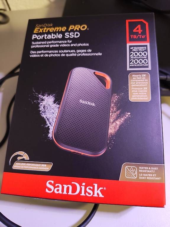 Harddisks: SANDISK  Extreme PRO SSD, 4.0TB – Neu und originalverpackt aus Maegenwil von shopping4me 1